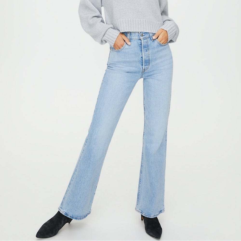 Levi's Ribcage Flare Bootcut  Jeans - Picture 7 of 13